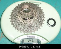 Shimano XTR 2004 : 245gr