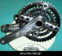 Shimano XTR M960 2004 : 807gr