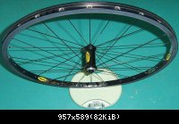 Mavic Crossmax 1998 : 625gr