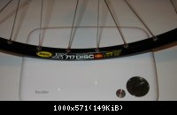 Mavic XC717 Disc / DT 240S Disc 2006 : 822gr