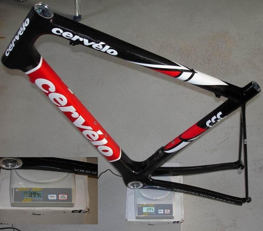 Cervelo R3 2006 : 894gr