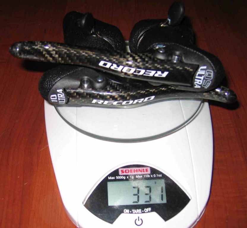 Campagnolo Record QS 2007 : 331gr