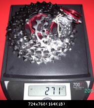 Sram PG 990 2006 : 271gr