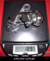 Campagnolo Record Ultra 2006 : 189gr