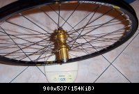 Mavic X819 Disc / Hope Pro II 2007 : 1020gr